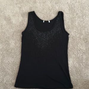 Black bedazzled Tank
